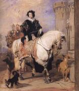 Sir Edwin Landseer Queen Victoria on Horseback (mk25 oil painting on canvas